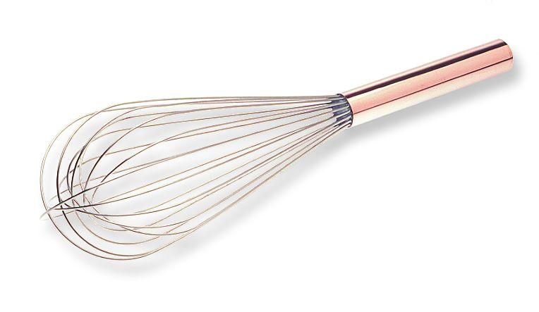 whisk ballon copper handle